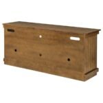 PAYNE 60-INCH TV STAND MEDIA CONSOLE DISTRESSED BROWN - Image 9