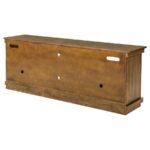 PAYNE 70-INCH TV STAND MEDIA CONSOLE DISTRESSED BROWN - Image 9