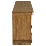 PAYNE 70-INCH TV STAND MEDIA CONSOLE DISTRESSED BROWN - Image 10