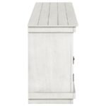 PAYNE 60-INCH TV STAND MEDIA CONSOLE DISTRESSED WHITE - Image 10