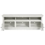 PAYNE 70-INCH TV STAND MEDIA CONSOLE DISTRESSED WHITE - Image 4