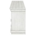 PAYNE 70-INCH TV STAND MEDIA CONSOLE DISTRESSED WHITE - Image 6