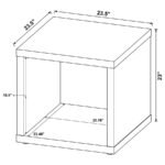 FRISCO 2-PIECE COFFEE AND END TABLE SET DARK PINE - Image 14