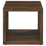 FRISCO 3-PIECE COFFEE AND END TABLE SET DARK PINE - Image 4