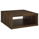 FRISCO SQUARE ENGINEERED WOOD COFFEE TABLE DARK PINE
