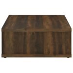 FRISCO SQUARE ENGINEERED WOOD COFFEE TABLE DARK PINE - Image 6