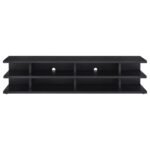 CARTMILL 78-INCH 2-TIER TV STAND MEDIA CONSOLE BLACK - Image 3