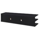CARTMILL 78-INCH 2-TIER TV STAND MEDIA CONSOLE BLACK - Image 7