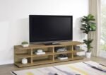 CARTMILL 78-INCH 2-TIER TV STAND MEDIA CONSOLE MANGO - Image 2