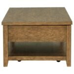 PAYNE 48-INCH MOBILE LIFT TOP COFFEE TABLE DISTRESSED BROWN - Image 7