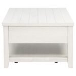 PAYNE 48-INCH MOBILE LIFT TOP COFFEE TABLE DISTRESSED WHITE - Image 7