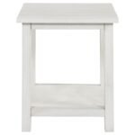 PAYNE 3-PIECE COFFEE AND END TABLE SET DISTRESSED WHITE - Image 4