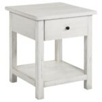 PAYNE 3-PIECE COFFEE AND 1-DRAWER END TABLE SET WHITE - Image 3