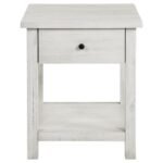 PAYNE 3-PIECE COFFEE AND 1-DRAWER END TABLE SET WHITE - Image 4