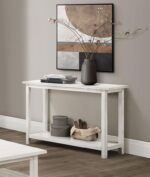 PAYNE WOOD ENTRYWAY SOFA CONSOLE TABLE WHITE - Image 2