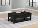 PAYNE 48-INCH MOBILE LIFT TOP COFFEE TABLE DISTRESSED JAVA - Image 2