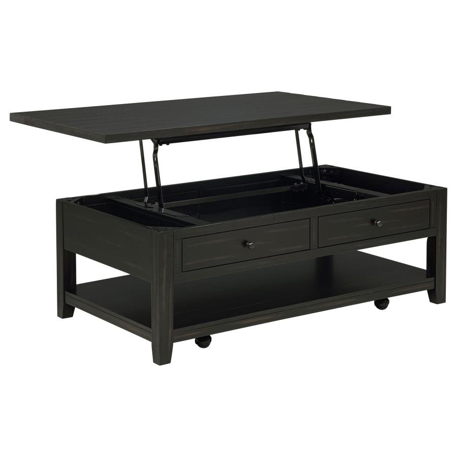710565_04x900.jpg PAYNE 48-INCH MOBILE LIFT TOP COFFEE TABLE DISTRESSED JAVA - Image 1