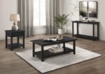PAYNE 1-DRAWER WOOD END TABLE WITH SHELF DISTRESSED JAVA - Image 11