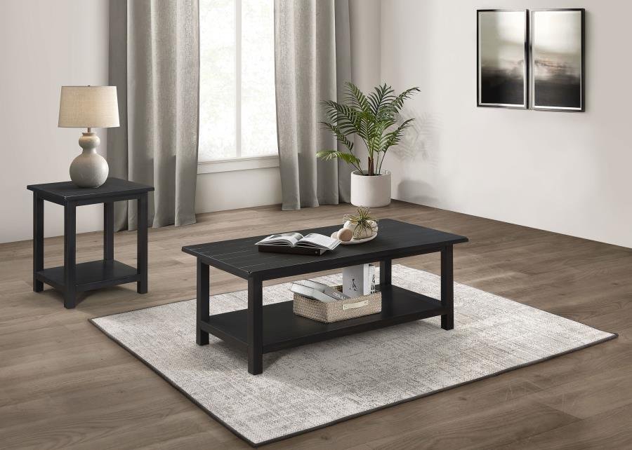 710568-S2A_01x900.jpg PAYNE 2-PIECE COFFEE AND END TABLE SET DISTRESSED JAVA - Image 1