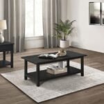 PAYNE 2-PIECE COFFEE AND 1-DRAWER END TABLE SET JAVA