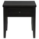 CONCORD 1-DRAWER SQUARE END TABLE DISTRESSED JAVA - Image 4