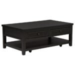 CONCORD 2-PIECE COFFEE AND END TABLE SET DISTRESSED JAVA - Image 7