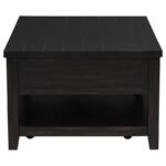 CONCORD 2-DRAWER RECTANGULAR COFFEE TABLE DISTRESSED JAVA - Image 5