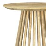 TOUHY ROUND SOLID WOOD END SIDE TABLE NATURAL MANGO - Image 5