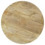 TOUHY 2-PIECE ROUND COFFEE AND END TABLE SET NATURAL MANGO - Image 5