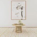 TOUHY ROUND SOLID WOOD COCKTAIL COFFEE TABLE NATURAL MANGO - Image 2