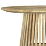 TOUHY ROUND SOLID WOOD COCKTAIL COFFEE TABLE NATURAL MANGO - Image 4