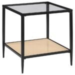 AMHERST 3-PIECE COFFEE AND END TABLE SET BLACK - Image 5