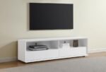 ELLICE 71-INCH TV STAND MEDIA CONSOLE WHITE - Image 2