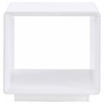 PASEO 2-PIECE COFFEE AND END TABLE SET WHITE HIGH GLOSS - Image 6