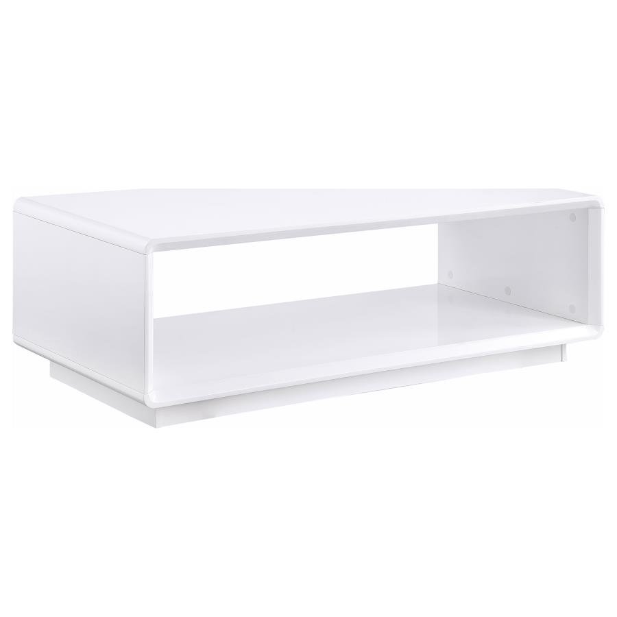 710768_02x900.jpg PASEO RECTANGULAR COCKTAIL COFFEE TABLE WHITE HIGH GLOSS - Image 1