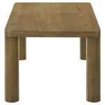 CASTLEWOOD ENGINEERED WOOD COCKTAIL COFFEE TABLE BROWN OAK - Image 4