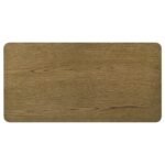 CASTLEWOOD ENGINEERED WOOD COCKTAIL COFFEE TABLE BROWN OAK - Image 5