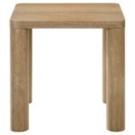 CASTLEWOOD ENGINEERED WOOD ACCENT SIDE END TABLE LIGHT OAK - Image 3
