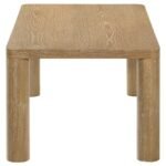 CASTLEWOOD ENGINEERED WOOD COCKTAIL COFFEE TABLE LIGHT OAK - Image 4