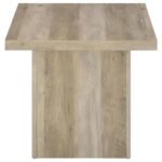 DEVAR SQUARE ENGINEERED WOOD END TABLE DISTRESSED PINE - Image 5