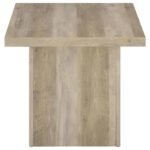 DEVAR SQUARE ENGINEERED WOOD END TABLE DISTRESSED PINE - Image 6