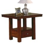 711-04 SQ. END TBL W/ 1 DRAWER