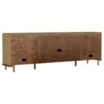 ARINI RATTAN CANE 2-DOOR TV STAND MEDIA CONSOLE SAND WASH - Image 7