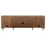 ARINI RATTAN CANE 2-DOOR TV STAND MEDIA CONSOLE SAND WASH - Image 8