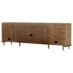 ARINI RATTAN CANE 2-DOOR TV STAND MEDIA CONSOLE SAND WASH - Image 9
