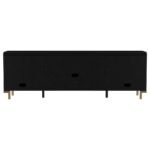 ARINI RATTAN CANE 2-DOOR TV STAND MEDIA CONSOLE BLACK - Image 8