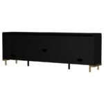 ARINI RATTAN CANE 2-DOOR TV STAND MEDIA CONSOLE BLACK - Image 9