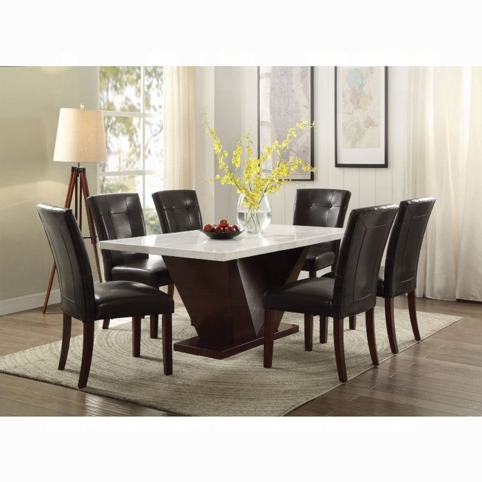 72120.jpg Forbes Dining Table W/Marble Top - Image 1
