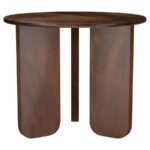 DALE 3-PIECE SOLID WOOD COFFEE AND END TABLE SET BROWN - Image 3
