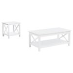 SKYVIEW 2-PIECE RECTANGULAR LIFT TOP COFFEE TABLE SET WHITE - Image 3